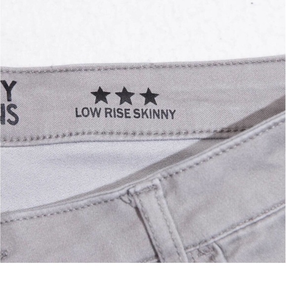 Celebrity Pink Jeans Womens 13  - 33x30 Low RIse Skinny Light Gray - Picture 7 of 9